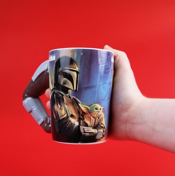 Star Wars Mandalorian Arm Mug Coffee Cup with 3D Handle - Picture 7 of 7